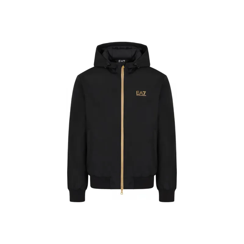 EMPORIO ARMANI Logo Printed Zipped Jacket-0