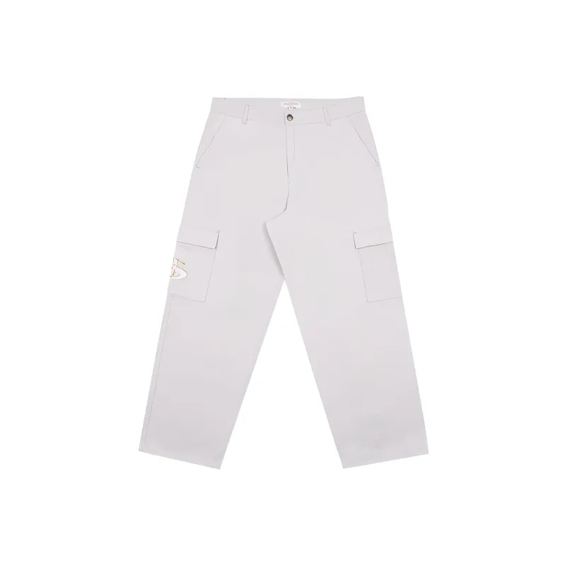 YARDSALE SS24 Phantasy Cargos Cargo Pants Unisex Gray White-0