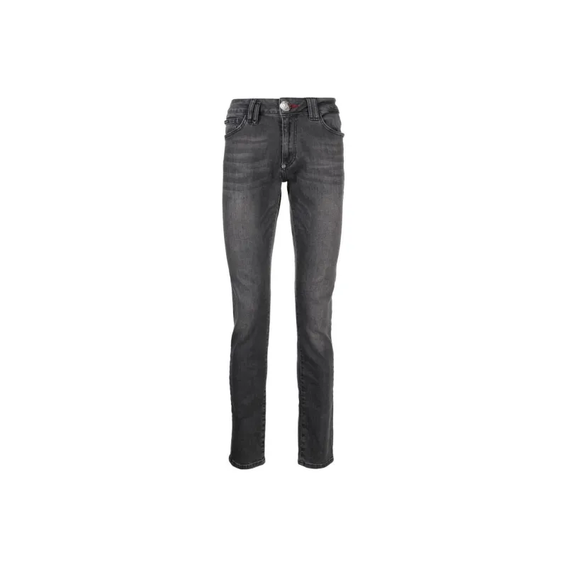 PHILIPP PLEIN Slim cut Leg Jeans-0