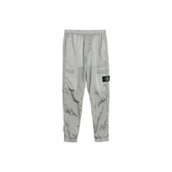 STONE ISLAND Knitted Sports Pants Men's Ice Color