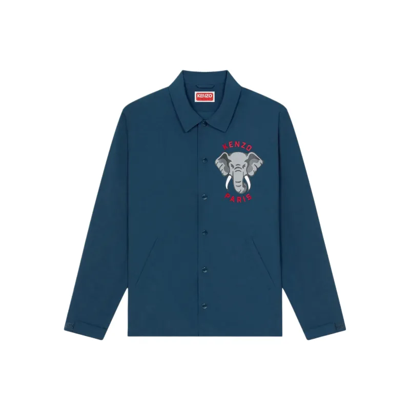 KENZO Jackets Coats Men's Midnight Blue-0