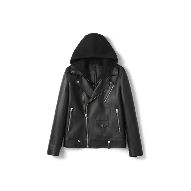 SINBOS Leather Jackets Men Black-0