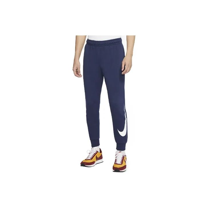 Nike Knitted Sweatpants Men's Deep Navy Blue-2