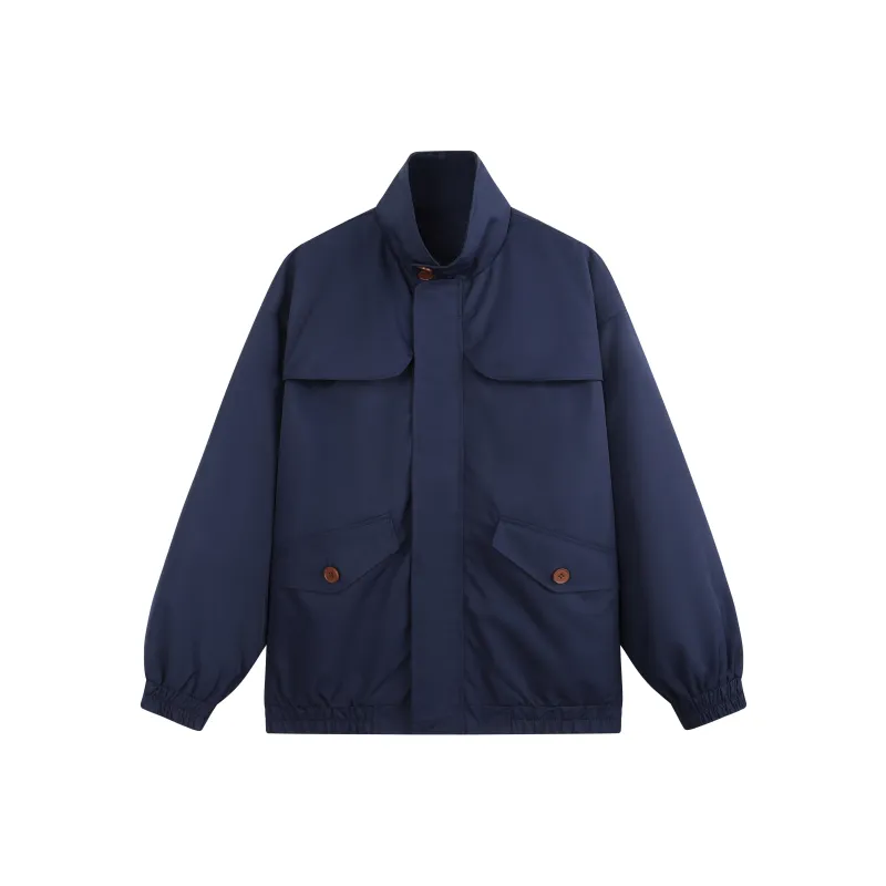 Endless Abyss Jackets Coats Unisex Navy Blue-0