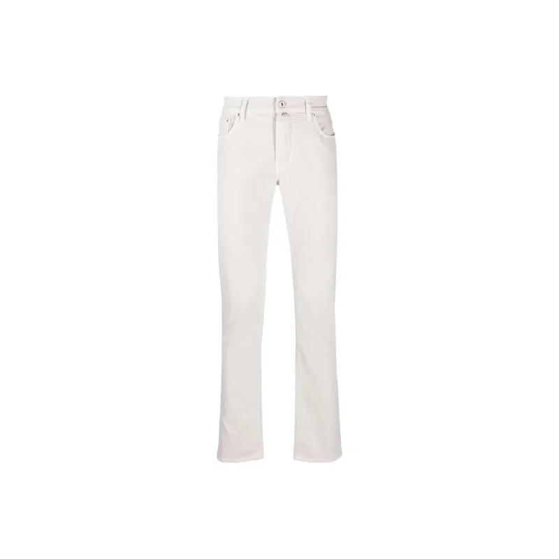 JACOB COHEN Logo-Patch Straight-Leg Jeans-0