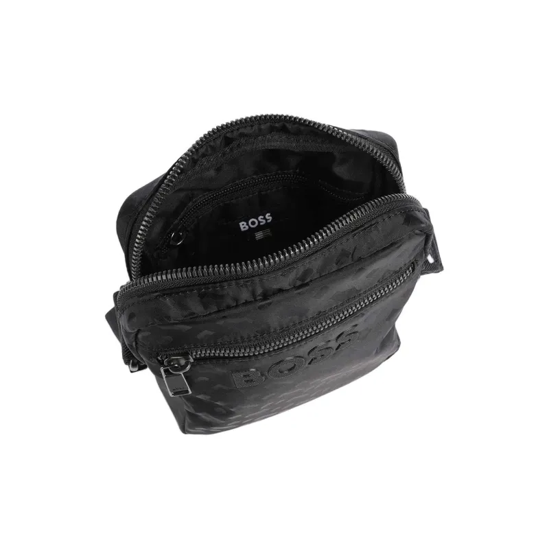 BOSS Polyester Crossbody Bag, Shoulder Bag Men's Black-3