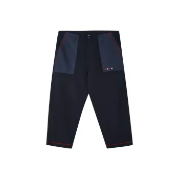 CLOT Tapered Pants Moderate Casual Pants Men's Navy Blue