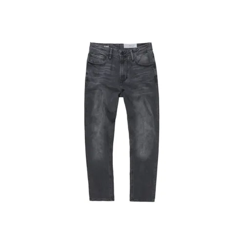 ABLE JEANS Men's Deep Meteorite Gray