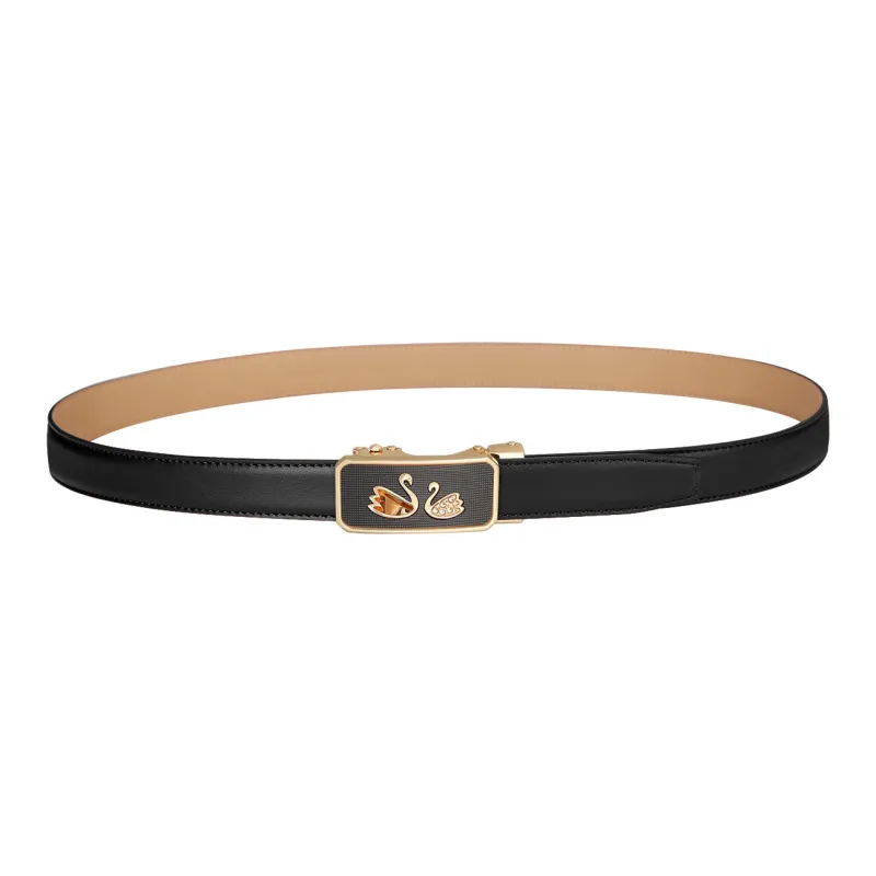 CATELLES Cow Split Leather Belts Women's 2.4cm-4