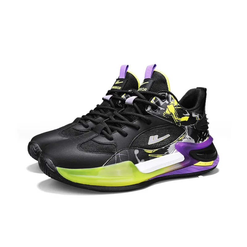 Warrior Slip Resistant, Abrasion Resistant, Breathable Low Top Basketball Shoes Men's-17