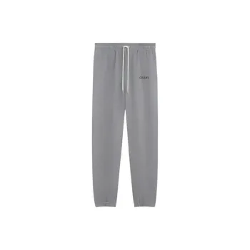 CELINE Embroidered Cotton Track Pants