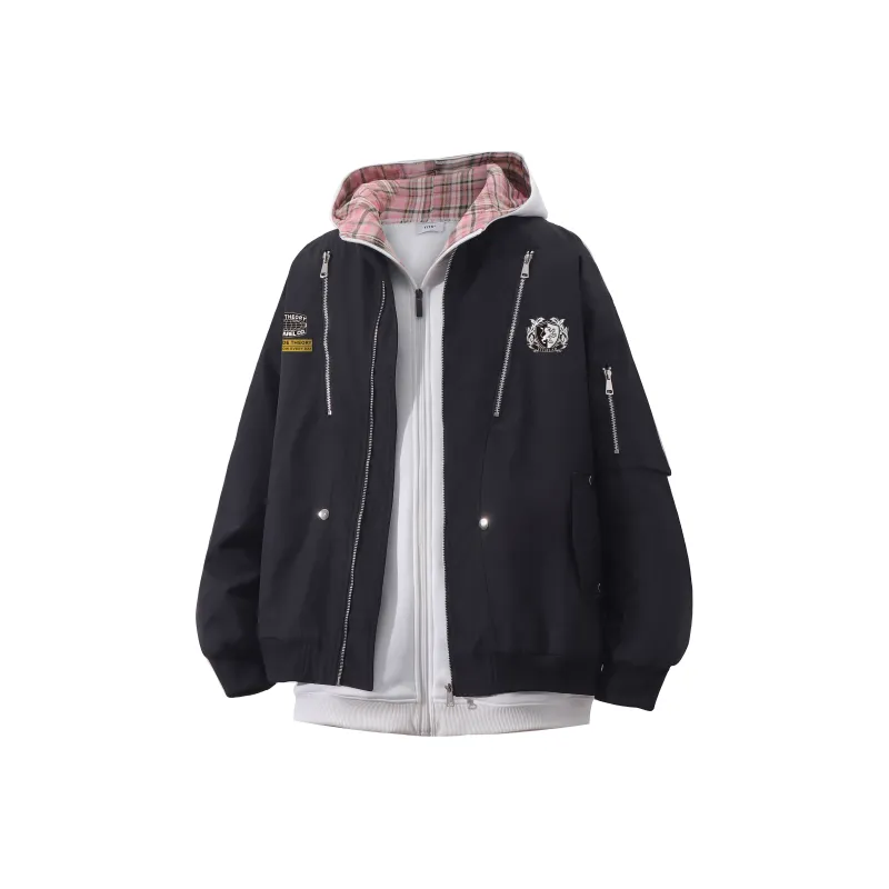 TITH Jackets Coats Unisex Army Green-2
