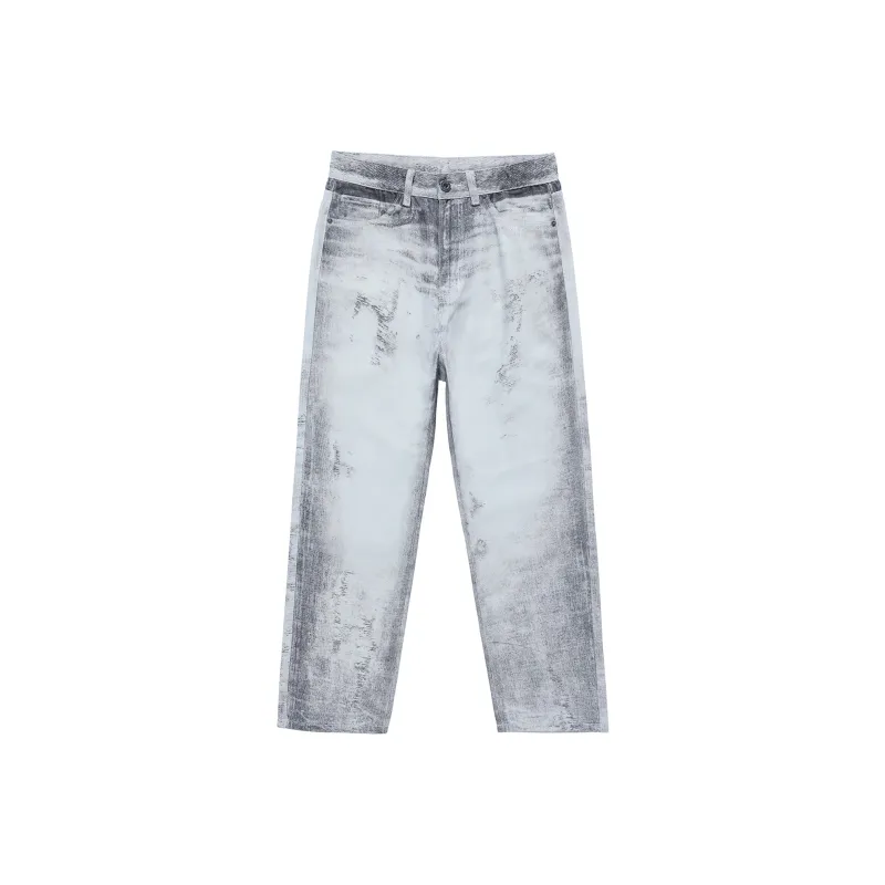 SANTASTIC Jeans Men's Gray White-0