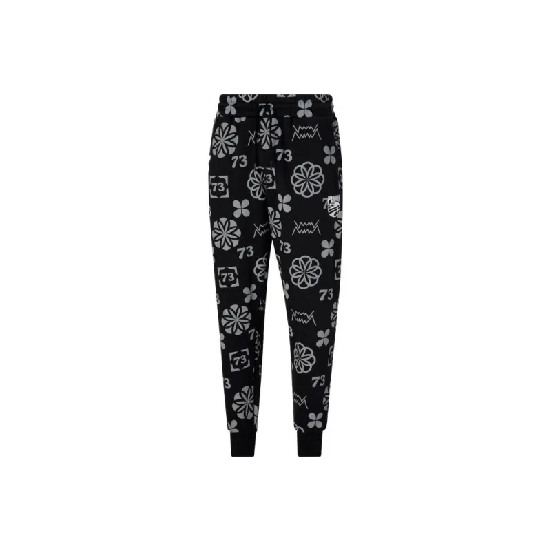 PUMA Clyde Knitted Sports Pants Men's Black-0