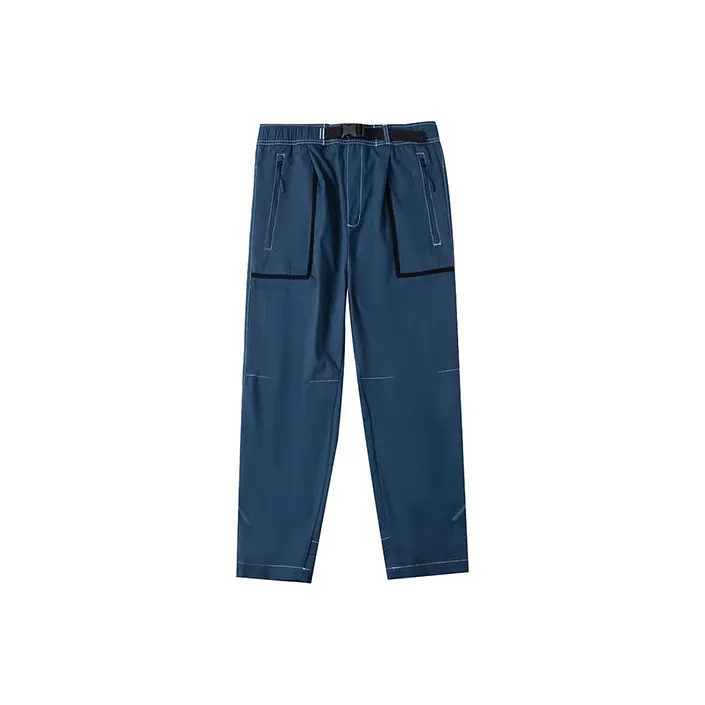 Adidas Knitted Sweatpants Men Blue-0