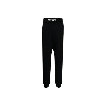 VERSACE Knitted Sweatpants Men Black