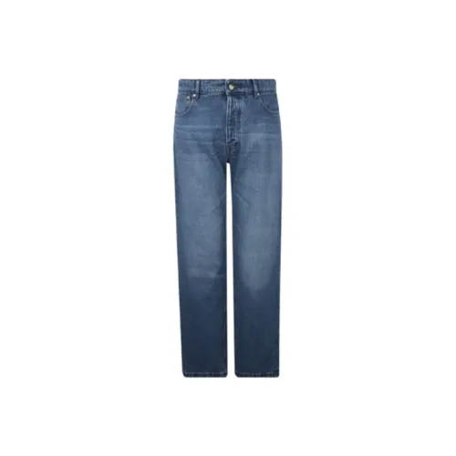 AMIPARIS Straight Leg Mid Wash Jeans