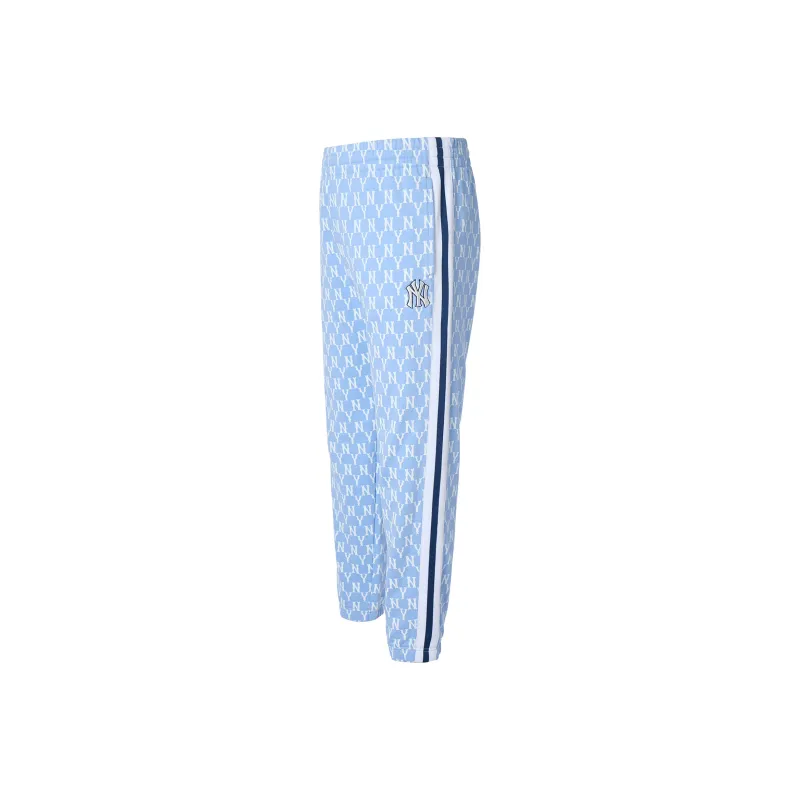 MLB New York Yankees Knitted Sweatpants Unisex Sky Blue-0