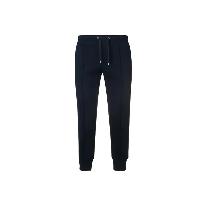 EMPORIO ARMANI Knitted Sweatpants Men Blue-0