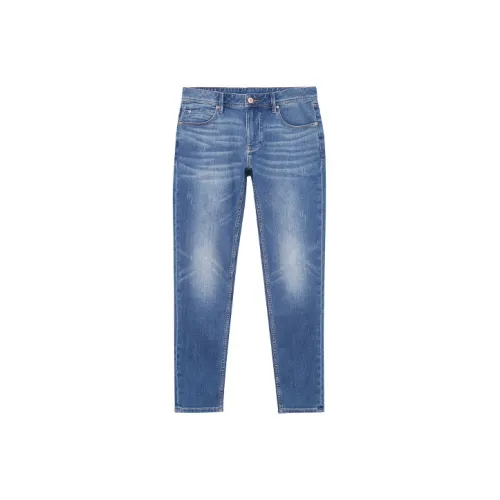 JACK JONES· Jeans Men's E39 Medium Blue Denim
