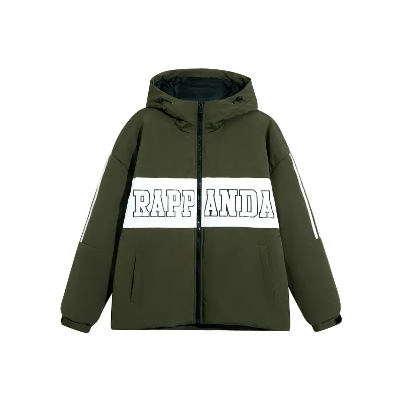 RAP PANDA Puffer Jackets Unisex-12