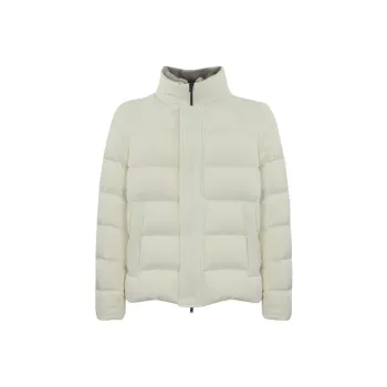 HERNO High Neck Zip Up Padded Coat