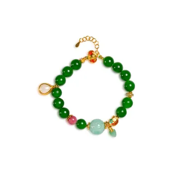 Long Fu Hetian Jade Bracelets Jasper Women's