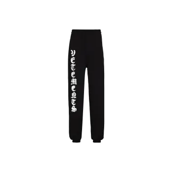 Vetements Knitted Sweatpants Men Black