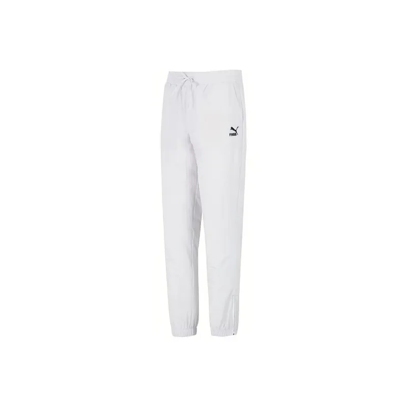 PUMA Knitted Sweatpants Men Gray-0
