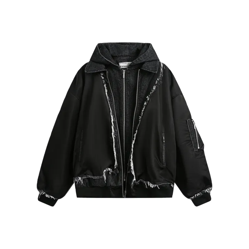 WLNEXT Jackets Coats Unisex Black-0