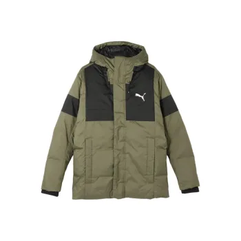 PUMA Down Jackets Men Olive