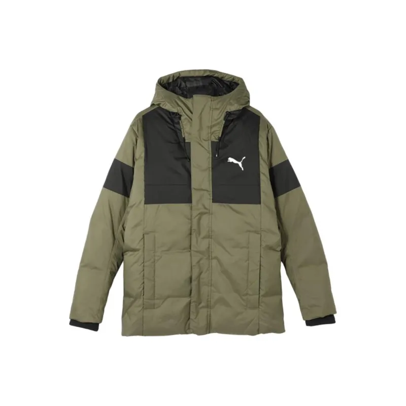 PUMA Down Jackets Men Olive-0