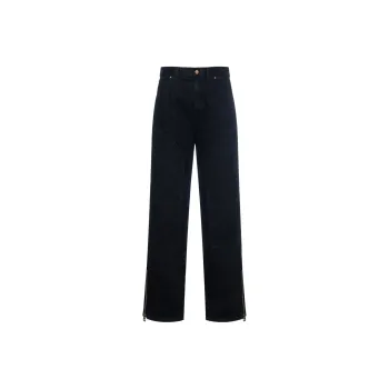 LOUIS VUITTON Monogram Detail Carpenter Denim Pants