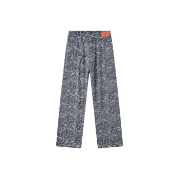 GEOFFREY B. SMALL Jeans Unisex Blue Gray