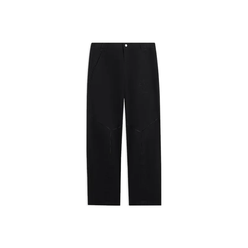 LiNing CF Tracing Knitted Sports Pants Unisex Black-0