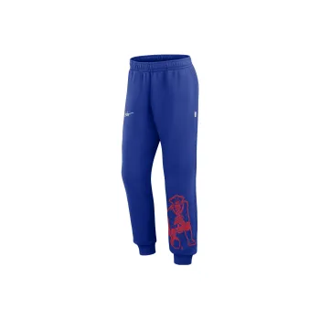 Nike x NFL Collaboration New England Patriots Logo Crop Knitted Sweatpants Men's Blue