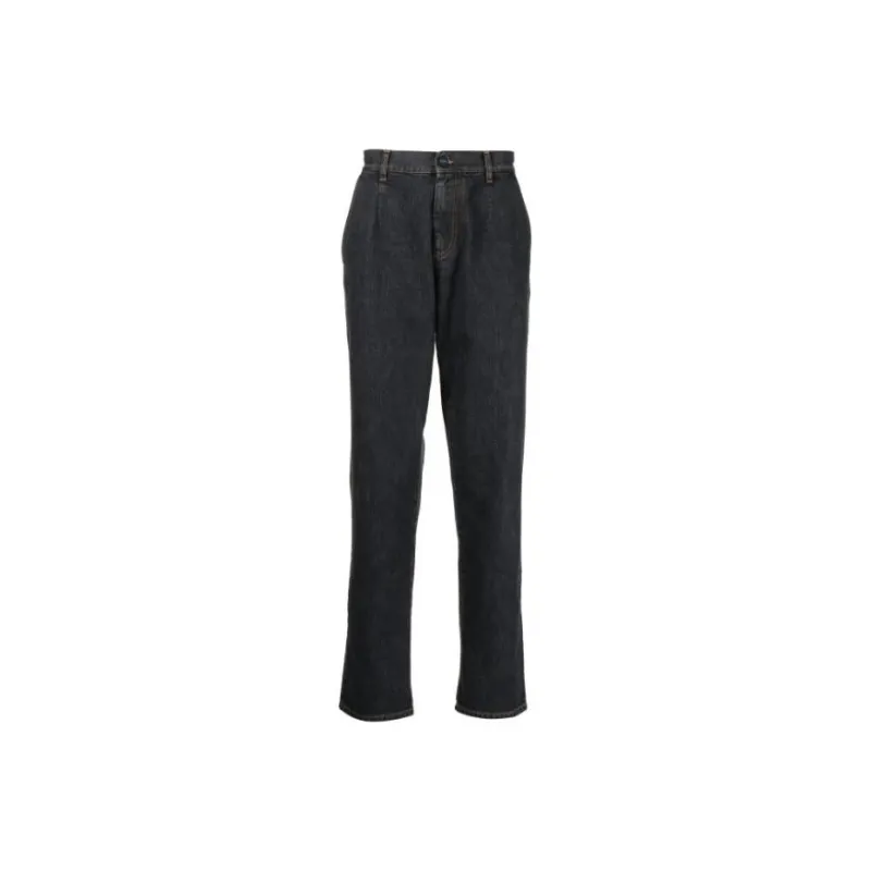 KITON Four-pocket Tapered-leg Jeans-0