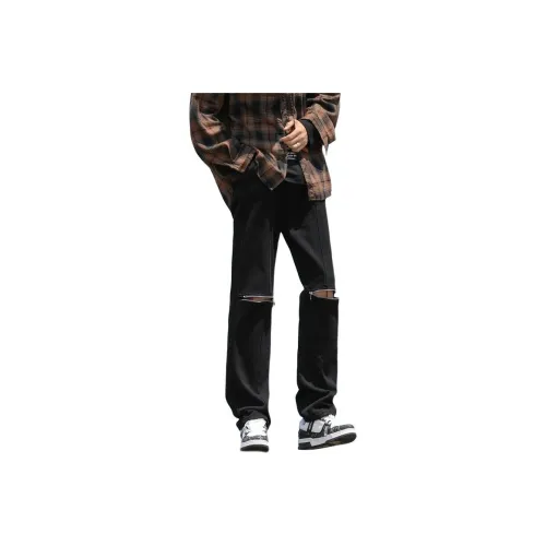 WOOG2005 Jeans Unisex Vintage Blue