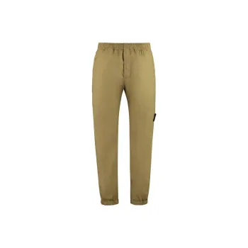 STONE ISLAND Knitted Sweatpants Men Ginger Yellow