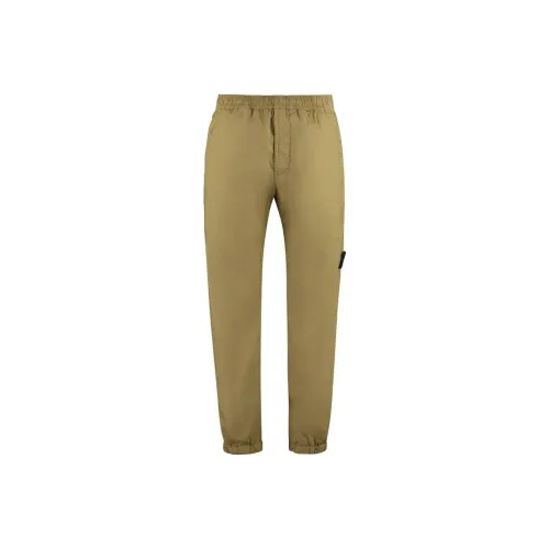 STONE ISLAND Knitted Sweatpants Men Ginger Yellow