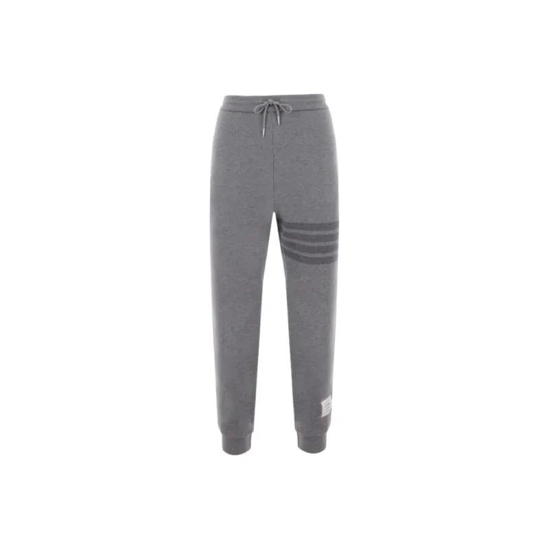 THOM BROWNE Four Bar Drawstring Joggers-0