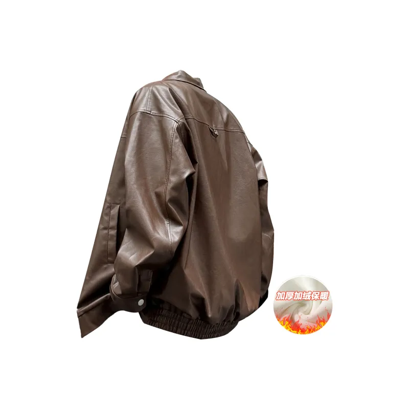 JUNGLE PANDA Leather Jacket Unisex-11