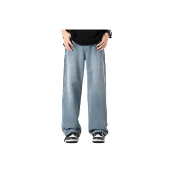 WOOD SOON Pants Men's Denim Blue