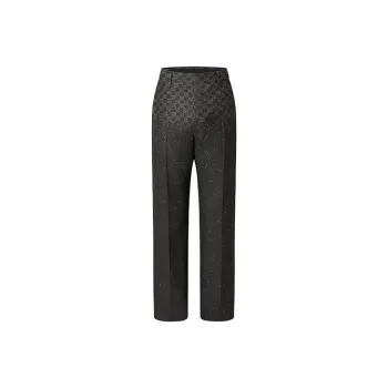 LOUIS VUITTON New Quarterly Products Of LV FW22 Casual Pants Men's Black