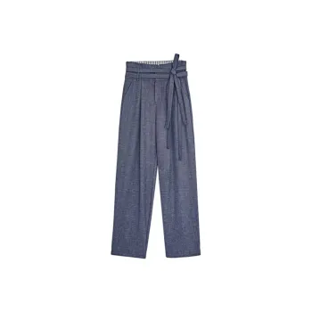 VALLEYOUTH Casual Pants Unisex Dark Blue Gray