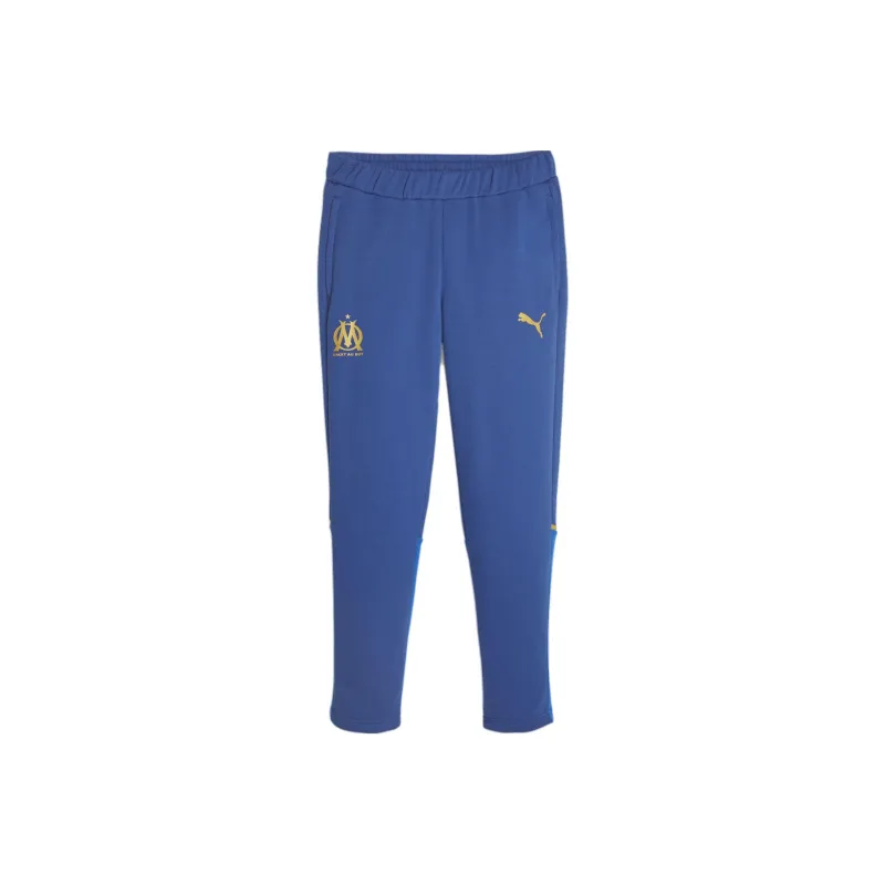 PUMA Olympique De Marseille Football Casuals Football Sweatpants Knitted Sports Pants Men's Blue-0
