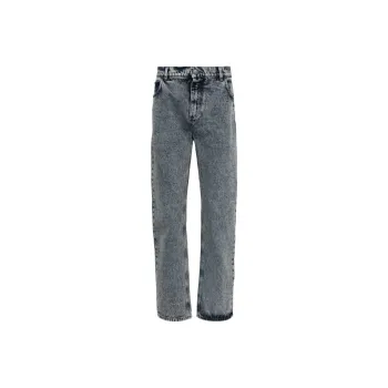 BALMAIN Logo appliqué Straight leg Jeans