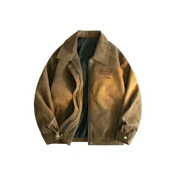 PAEFA Jackets Coats Fleece Lined Thin Optional Unisex