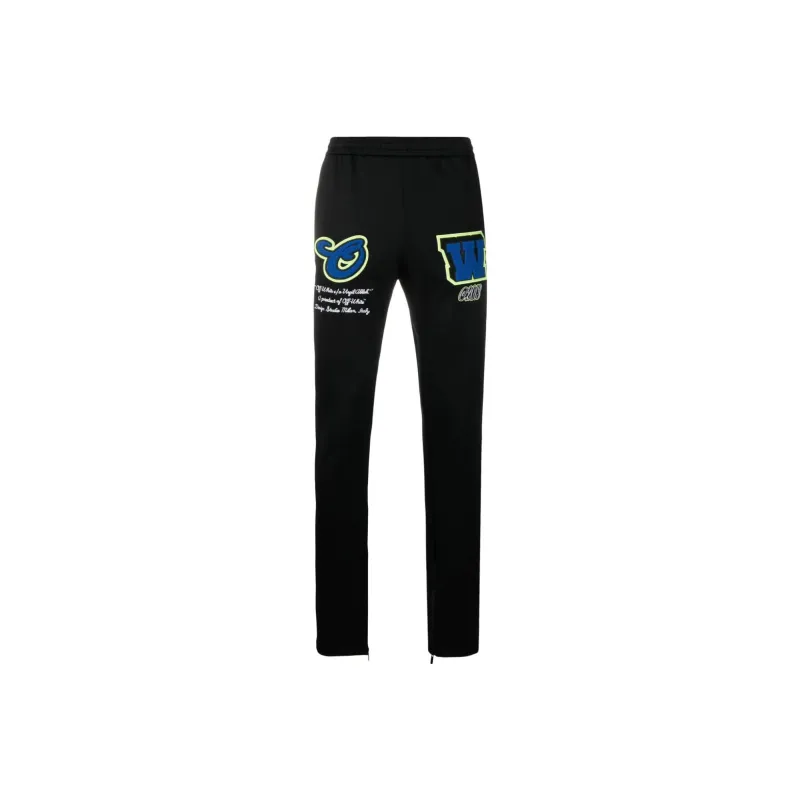 OFF-WHITE Knitted Sweatpants Men Black-0