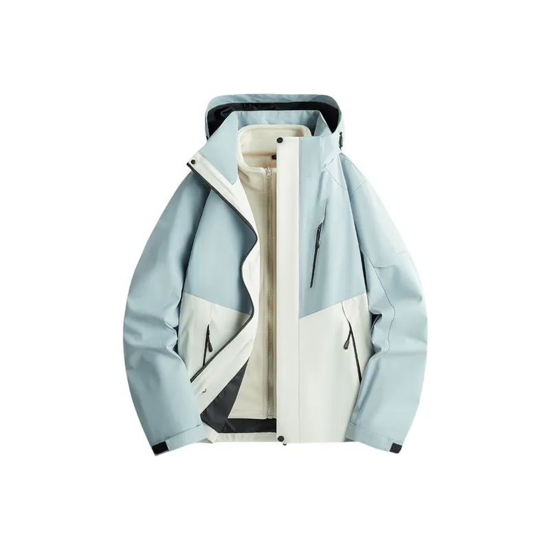 Mulinsen Jackets Coats Unisex Ivory White-Fruit Green-16